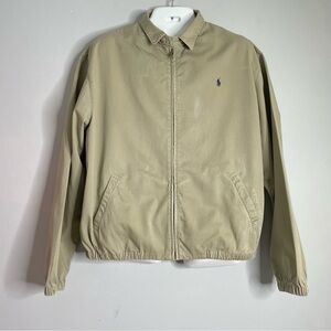 POLO RALPH LAUREN Men’s Vintage Khaki Harrington Bomber Jacket